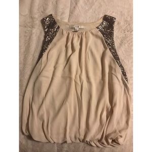 Forever 21 Sleeveless with Sequin Accents